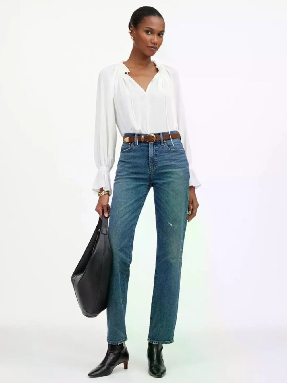 Madewell x Kaihara Rail Straight Jean 25 (Fits like 26/27)